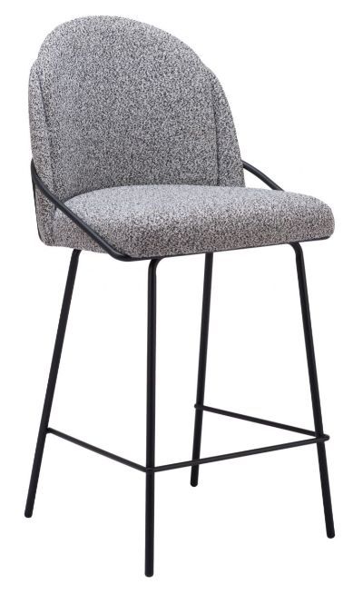 Zuo® Modern Jambi White/Black Counter Stool-0