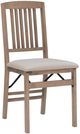 Linon Triena 2-Piece Gray Wash Folding Chair Set-2