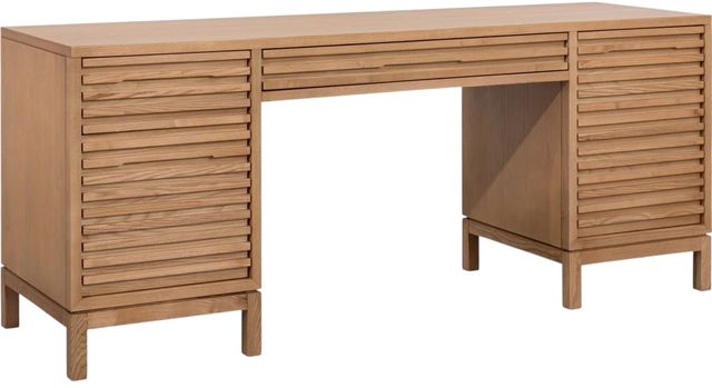 Modus Furniture Tanner Flaxen File Drawer Desk-0