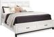 aspenhome® Hyde Park White Paint King Panel Storage Bed-0
