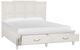Magnussen Home® Willowbrook Egg Shell White California King Storage Panel Bed-4