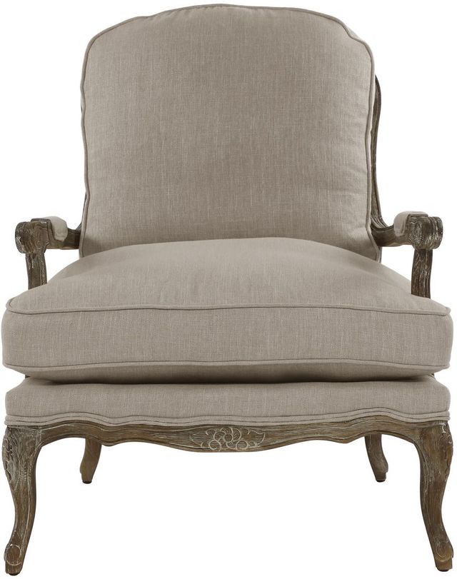 Homelegance® Parlier Natural/Weathered Gray Accent Chair-2