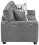 Homelegance® Isabel Dark Gray Loveseat-3