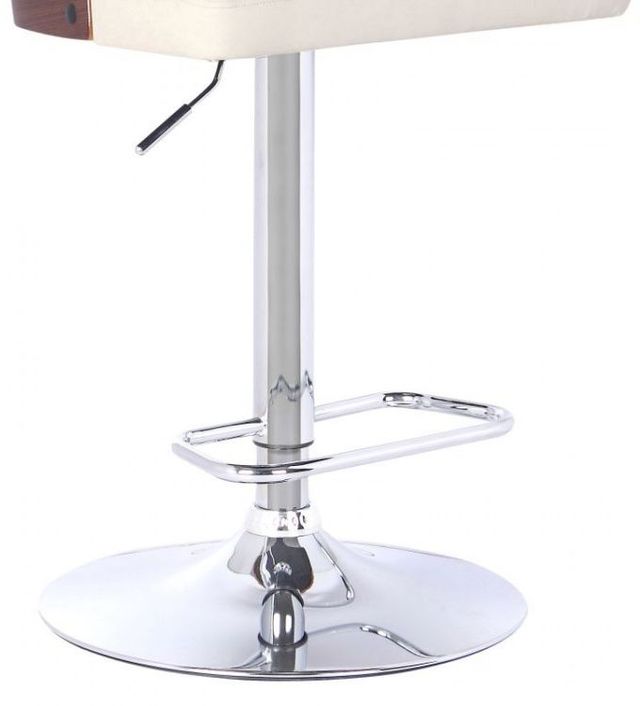 Armen Living Storm Cream Adjustable Stool-1