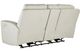 Signature Design by Ashley® Mindanao Coconut Power Reclining Loveseat with Console and Adjustable Headrest-4