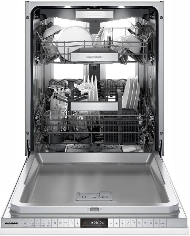 Gaggenau 400 Series 24" Panel-Ready Top Control Built-In Dishwasher-0