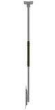 Kanto Ceiling Mount 23.6" Black Extension Pole with Connector-3