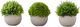 Monarch Specialties Inc. 3-Piece Taupe  5" Tall Artificial Potted Grass-0