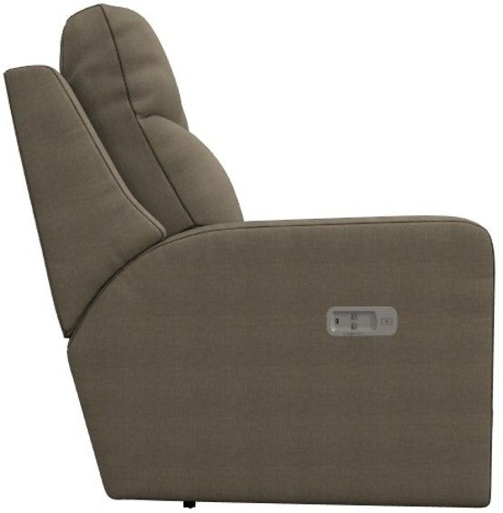 La-Z-Boy® Emmons Brindle Power Reclining Sofa with Headrest-3