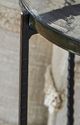 Signature Design by Ashley® Newgoren Glass Top Accent Table with Black Metal Base-2