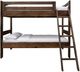 International Furniture Direct Forte Brown Youth Twin Over Full Bunk Bed-3