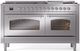 Ilve® Nostalgie II Series 60" Stainless Steel Pro Style Dual Fuel Range-0