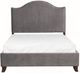 Homelegance® Carlow Gray Full Upholstered Panel Bed-3