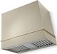 AGA Loge 36" Fawn Wall Mounted Range Hood with Brushed Brass Trim-0