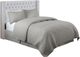 Olliix by Madison Park Grey Queen Amelia Upholstery Headboard-3