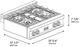 ZLINE Autograph Edition 30" Satin Stainless Steel Gas Rangetop-1