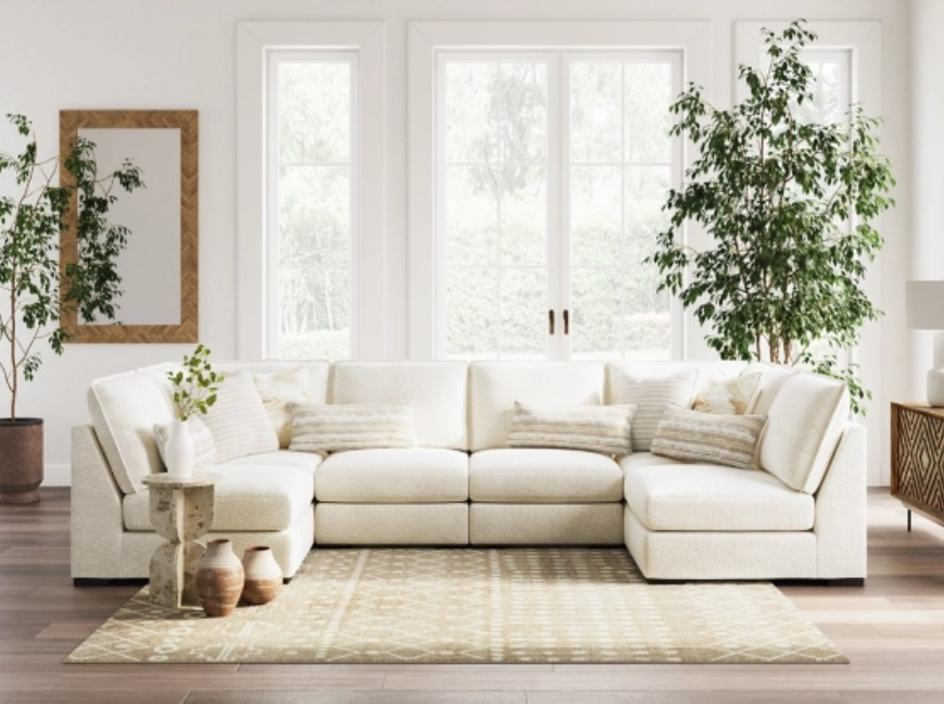 Donelson Creek 6 Piece Sectional - Vanilla Donelson Creek 6 Piece Sectional - Vanilla