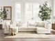 Benchcraft® Donelson Creek 6-Piece Vanilla U-Shape Sectional-1