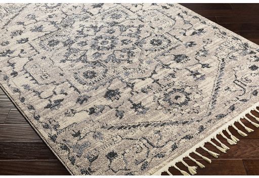 Surya Restoration Taupe 7' Square Rug-1