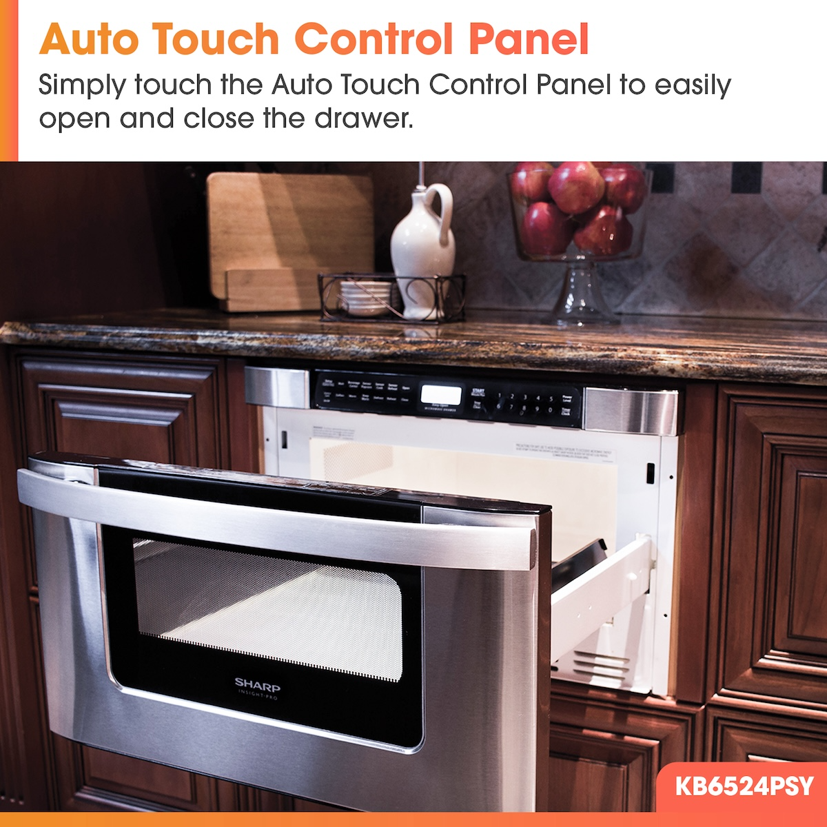 Sharp® Carousel® 1.2 Cu. Ft. Stainless Steel Microwave Drawer