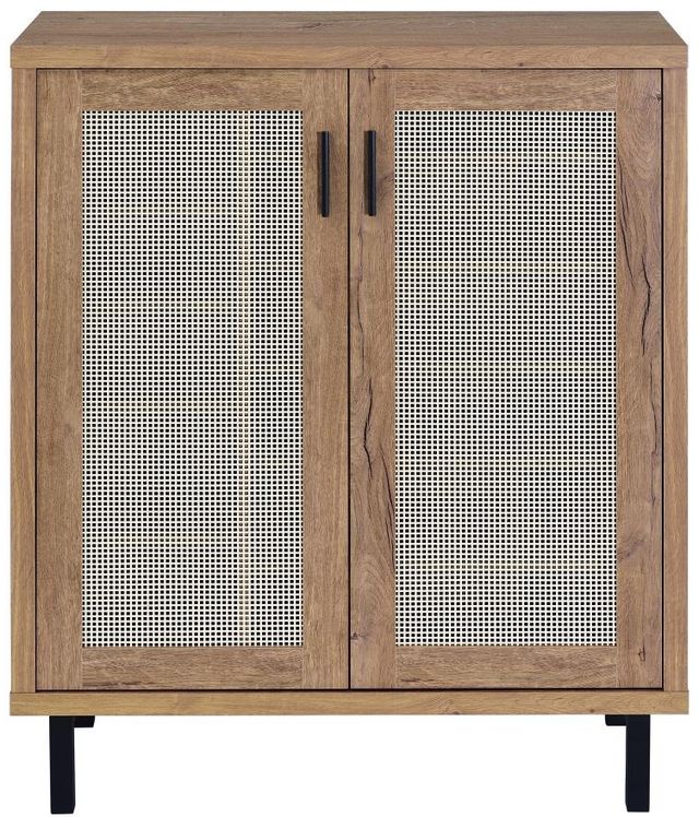 Coaster® Teller Natural Oak Shoe Storage Cabinet-1