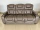 Corinthian Furniture Smoke Power Headrest Reclining Sofa-1
