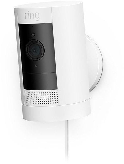 ring White Stick Up Camera Plug-In -0