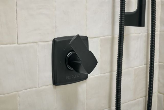 Peerless Ezra® Matte Black In-Wall Diverter Trim-1