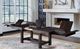 A-America® Mariposa Warm Gray Trestle Dining Table-1