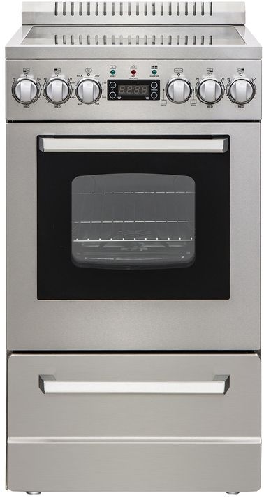 Avanti® Elite Series 20" Stainless Steel Freestanding Electric Range-0