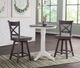 John Thomas Furniture® Dining Essentials Charoltte Heather Gray 24" Swivel Counter Stool-2