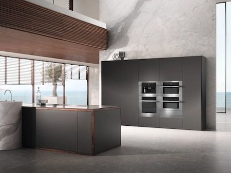 Miele 30" Clean Touch Steel Single Electric Wall Oven -2