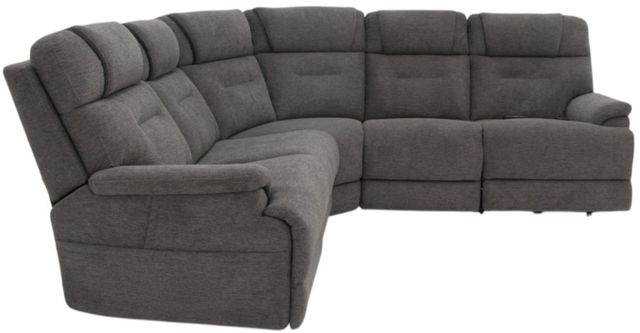 Flexsteel® Gray Power Reclining Sectional with Custom Layout Options-2