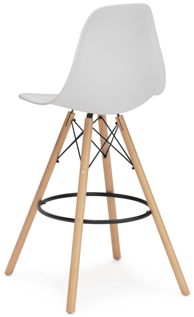 Signature Design by Ashley® Jaspeni White/Natural Counter Stool-1