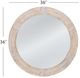 Bassett Mirror Brockton White Wash Wall Mirror-4