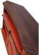 American Heartland Manufacturing Rustic Two Tone Bower Corner TV Cart-2