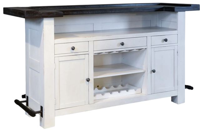 Sunny Designs™ Carriage House Espresso/White 78" Bar-3