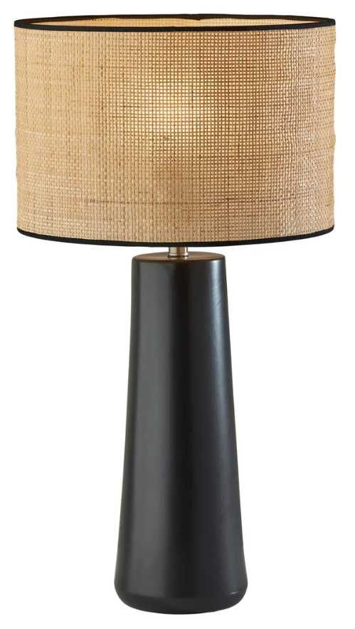 Adesso® Sheffield Black Tall Table Lamp-0