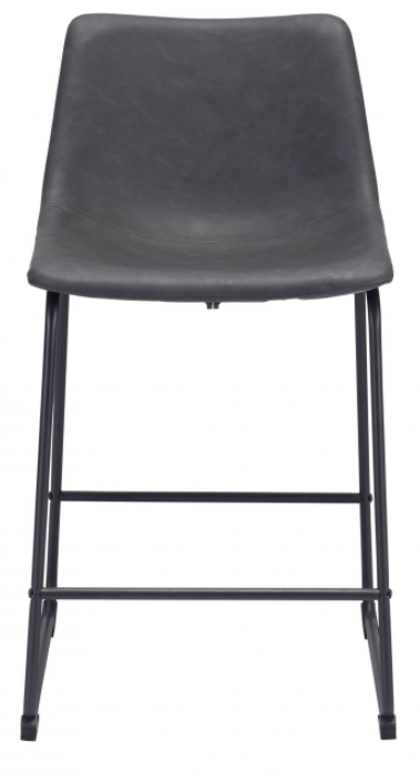 Zuo® Modern Smart Charcoal Counter Chair-2