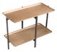 Zuo® Modern Benjamin Gold Coffee Table with Steel Frame -3