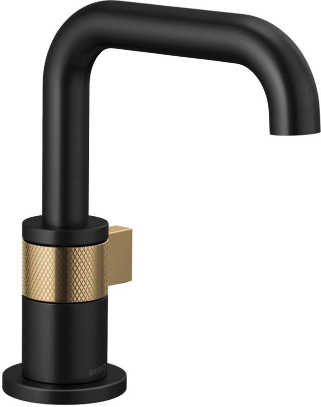 Brizo Litze® Brilliance® Luxe Gold®/Matte Black Single-Handle Lavatory-0
