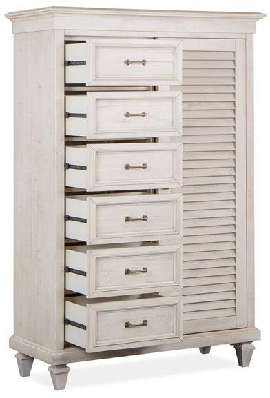 Magnussen Home® Newport Alabaster Gentleman's Chest-1