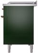 Ilve® Nostalgie II Series 48" Emerald Green Pro Style Dual Fuel Range-2