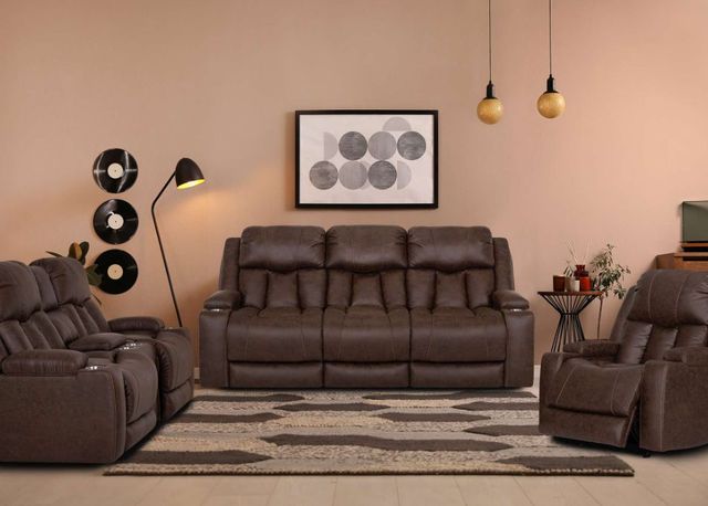 Franklin™ Denali Boswell Espresso Power Rocker Recliner-1