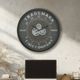 YHD Trademark Matte Black Wall Clock-1
