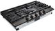 LG 36" Black Stainless Steel Gas Cooktop-2