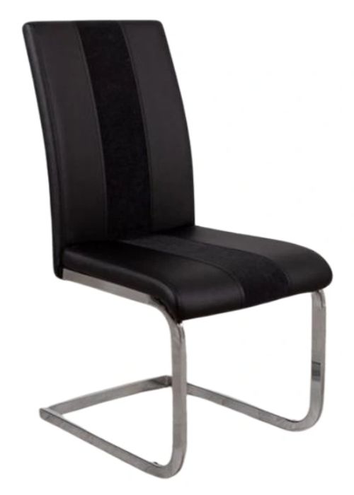 Global Furniture USA D915 4-Piece Black Dining Chair Set-0
