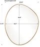 Uttermost® Distort Antique Brass Mirror-4