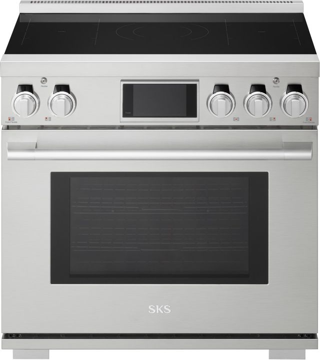 SKS 36" Stainless Steel Pro Style Induction Range-0