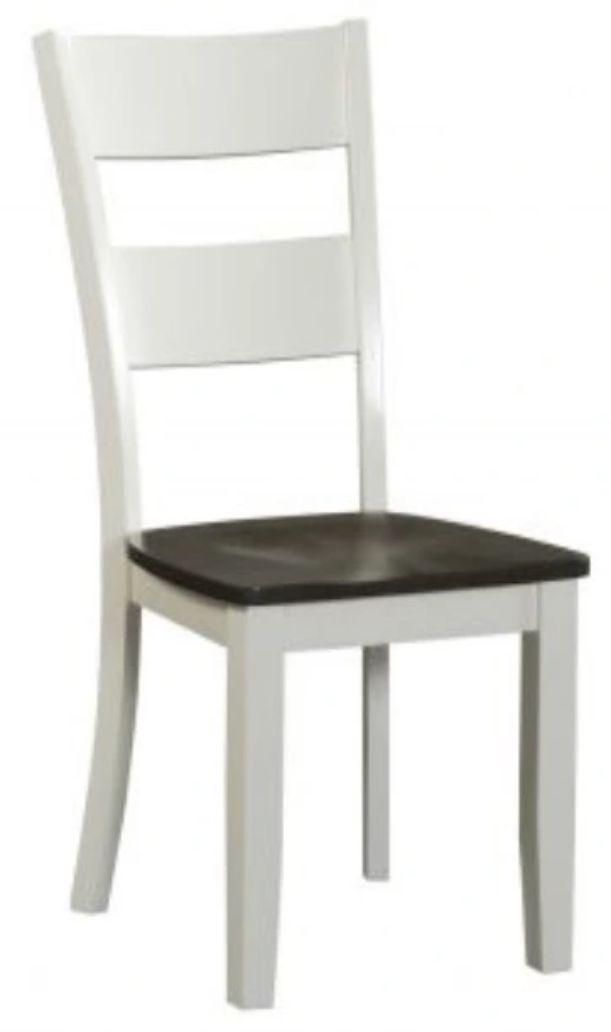 American Wholesale Furniture Gray/White Dining Side Chair-0